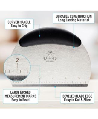 Multi-purpose Bench Scraper And Chopper - Round