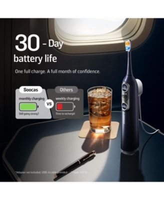 NEOS II - Electric Toothbrush with Water Flosser, Sonic Electric Toothbrush for Adults, Cordless Water Flosser for Travel