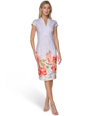 Women's Linen & Blend Sheath Dresses | Macy's