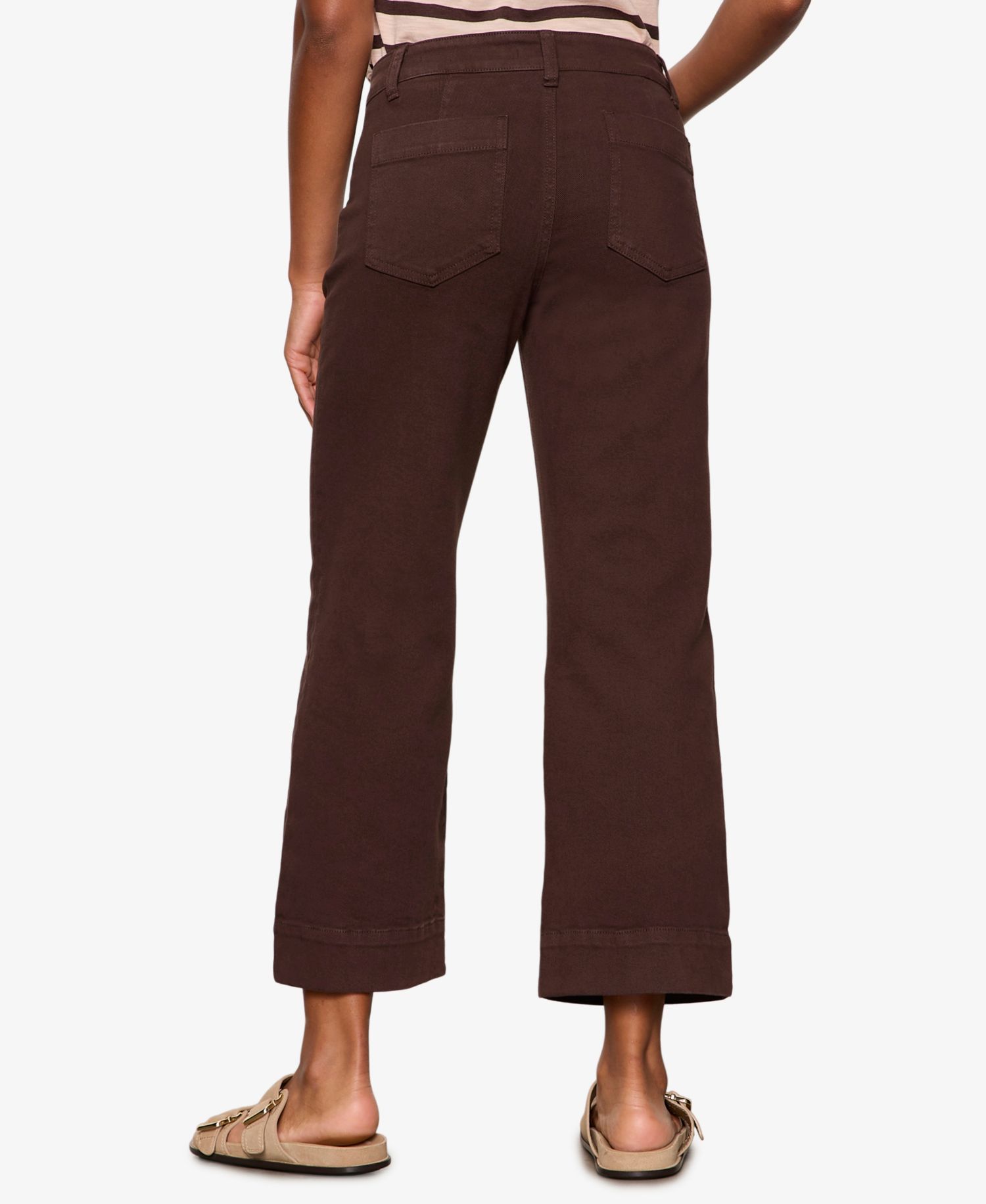 Petite The Marine Wide-Leg Cropped Jeans
