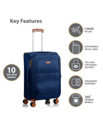 Classic 3 Piece Softside Luggage Set
