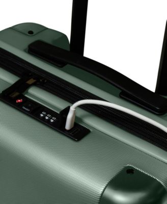 3-Piece Earth Hardside Luggage Set with USB