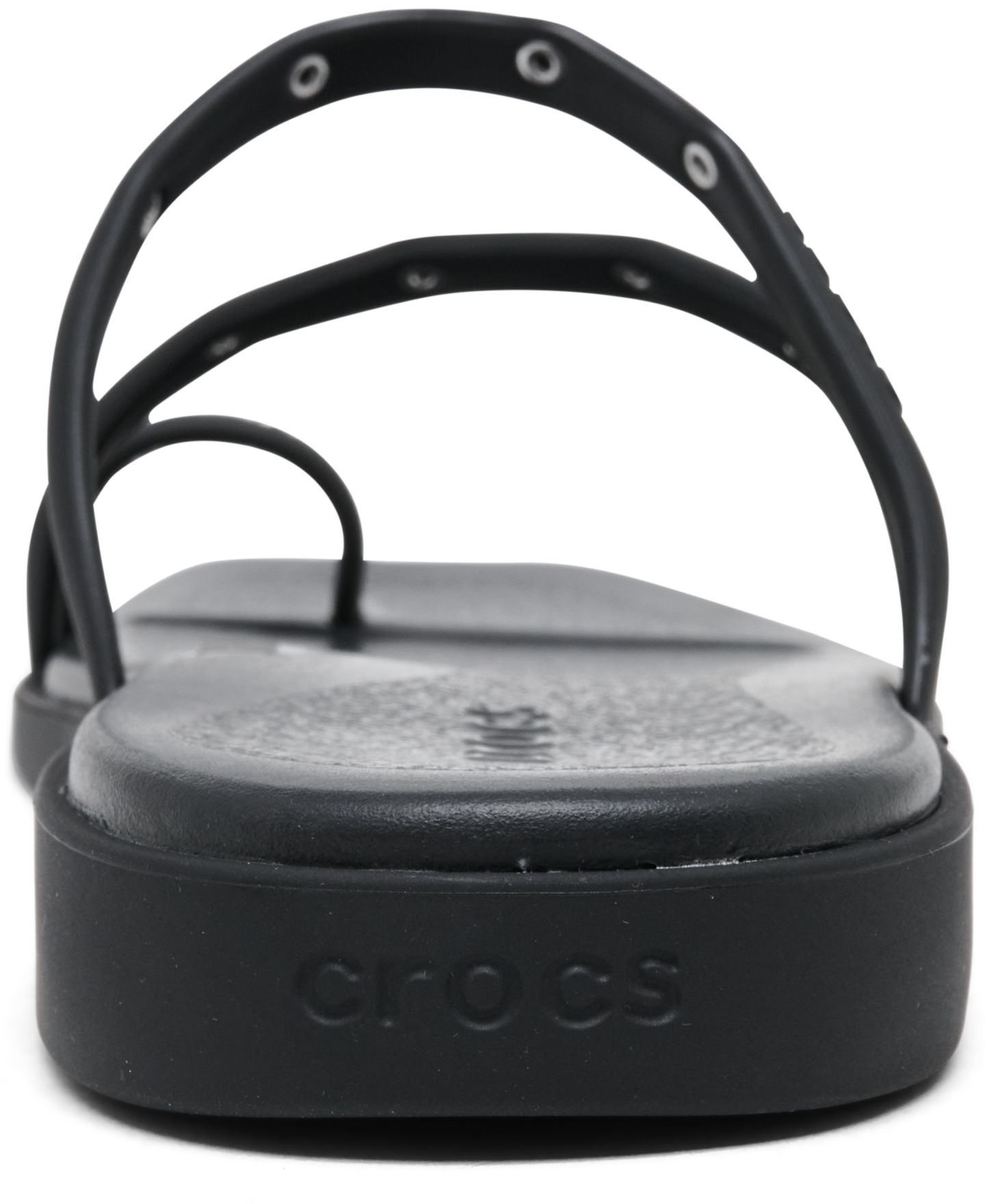 Женские сандалии Crocs Miami Studded Toe Loop, цвет: Чёрный — фото 4