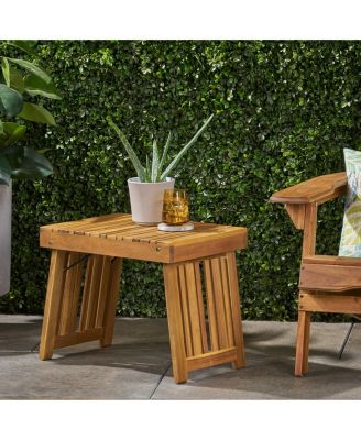 Foldable Outdoor Wood Side Table