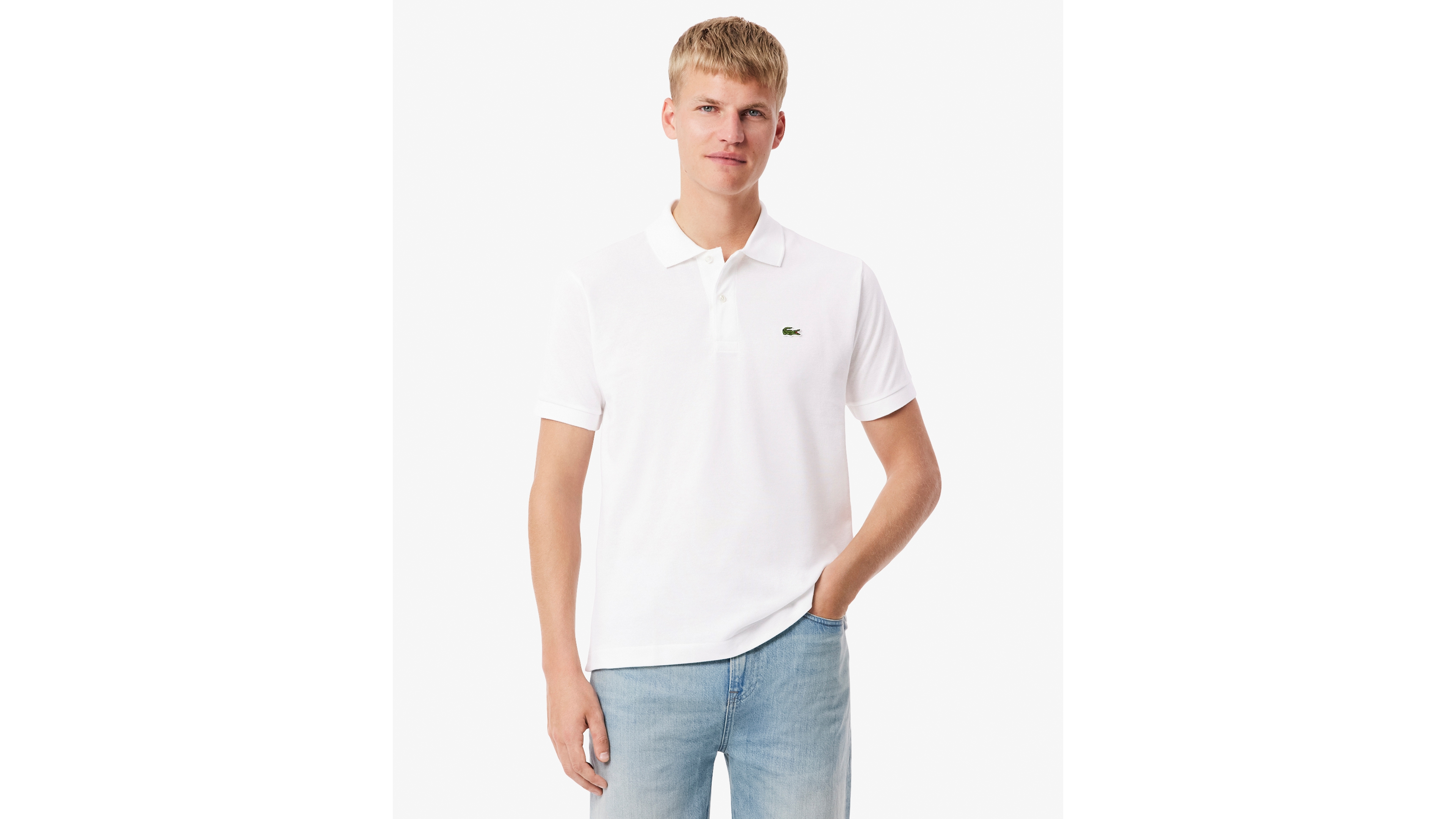 Lacoste Men's L.12.12 Classic-Fit Short-Sleeve Pique Polo Shirt