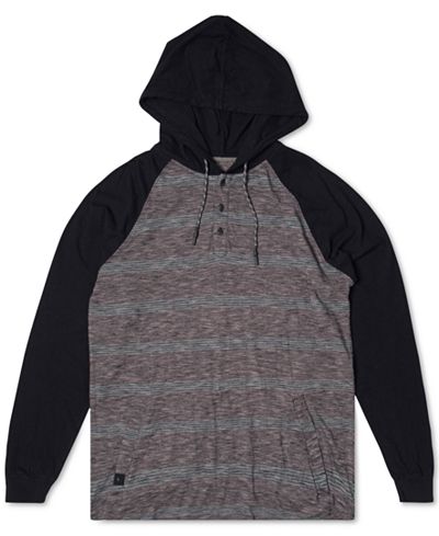 Rip Curl Men's Colorblocked Striped Hoodie