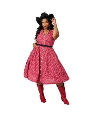 Plus Size Shirt Swing Dress