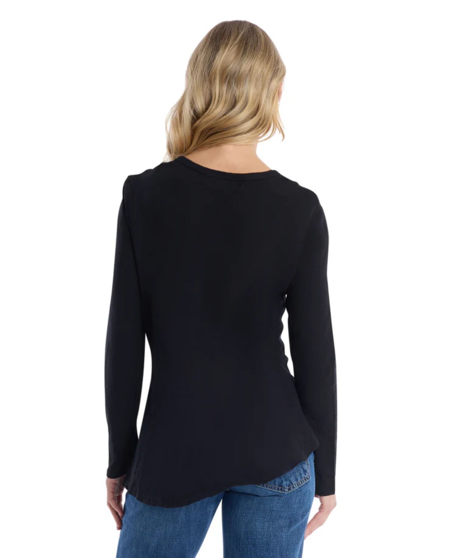 Women's Clothing Round Neck Long Sleeve Tee