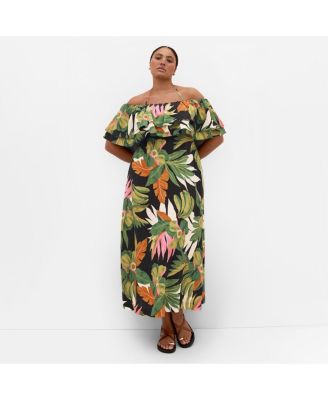 Women's Paradiso Print Maxi Dress