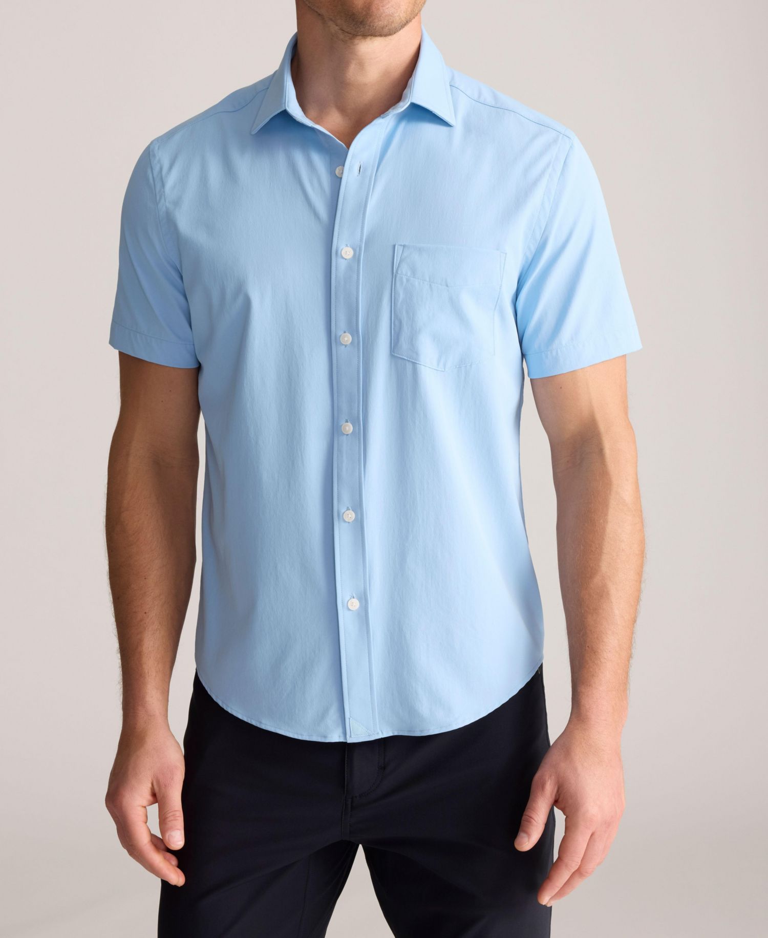 Men's Slim Fit Performance Short-Sleeve Gironde Shirt
