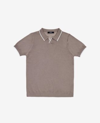 Boys 4-18 Johnny Collar Short Sleeve Sweater Polo