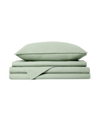 Vintage Washed Cotton 4-Piece Sheet Set, King