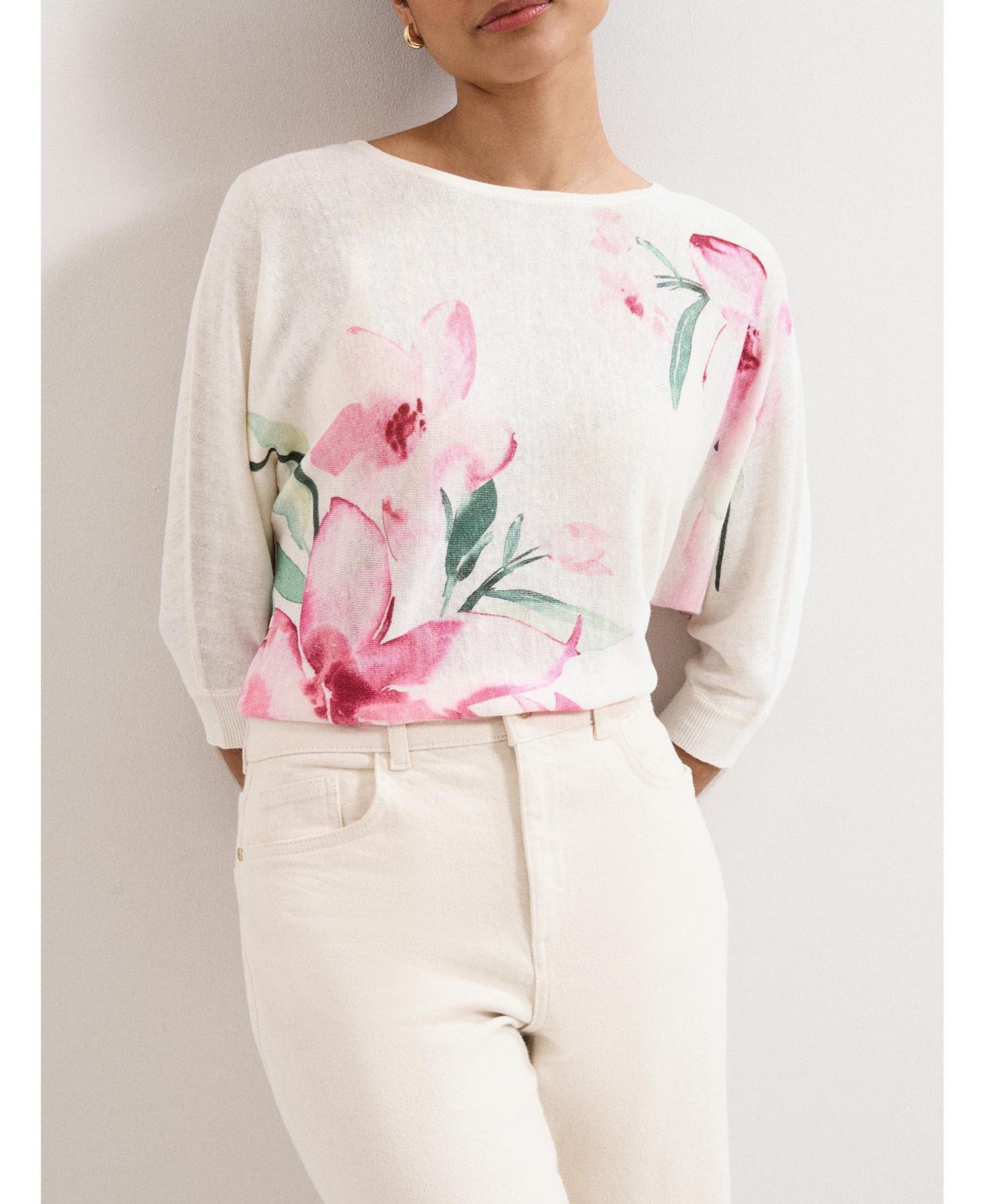 Women's Lorelei Boatneck Floral Jumper
