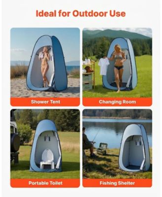 Instant Pop-Up Portable Privacy Shower Tent for Camping and Beach Use
