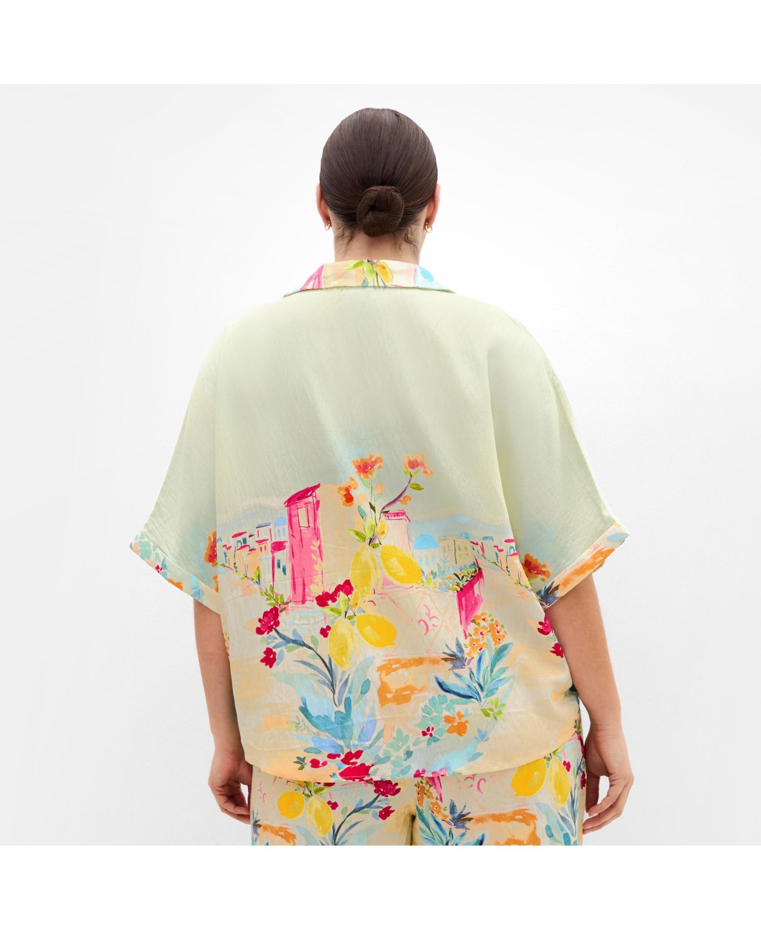 Plus Size Sorrento Print Women's Shirt
