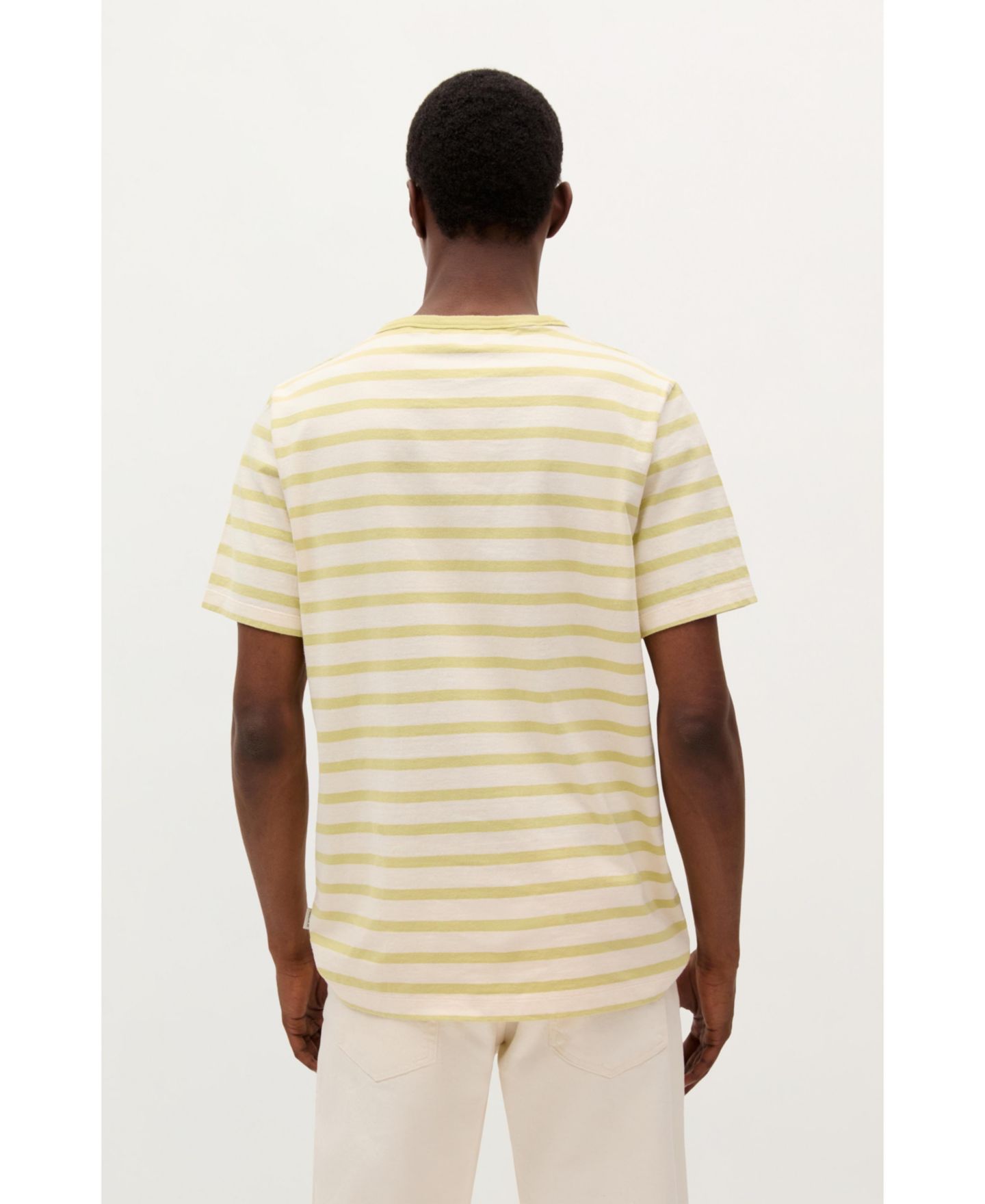 Мужская футболка Scalpers Stripes Patch, цвет: Melon — фото 3