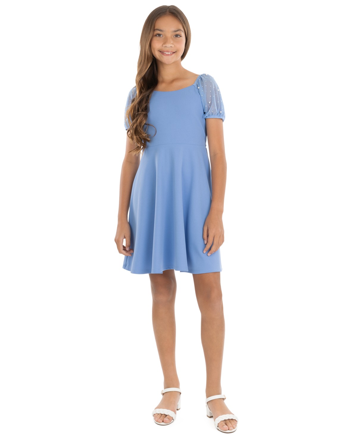 Платья Speechless Girls' 7-16 Short-Sleeve Round Neck Dress — фото 1