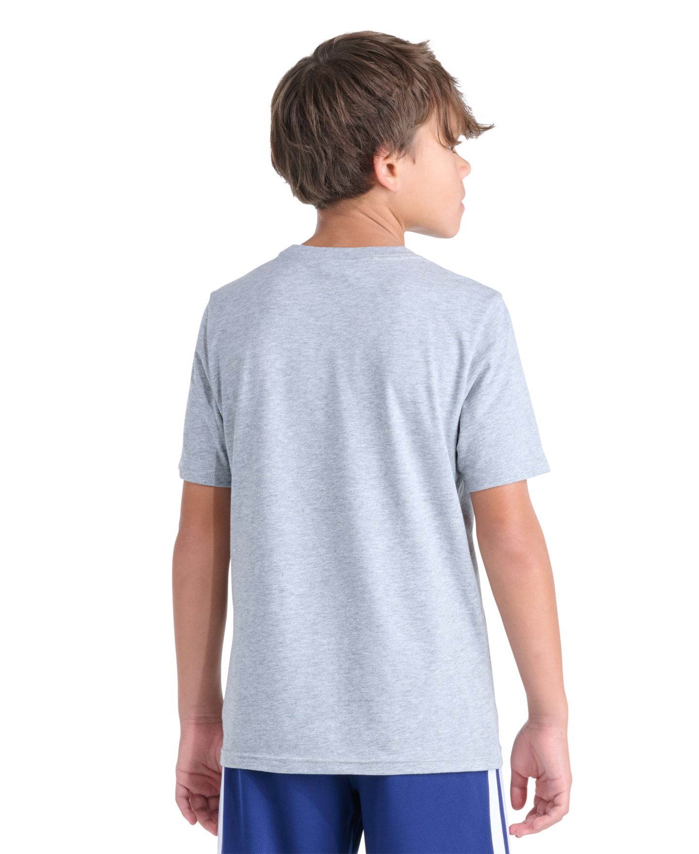Футболка adidas USA Photoreal Soccer Short-Sleeve T-Shirt для мальчиков, цвет: Серый меланжевый — фото 6