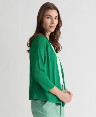 Women's Self Edge A-Line Cardigan, Regular & Petite