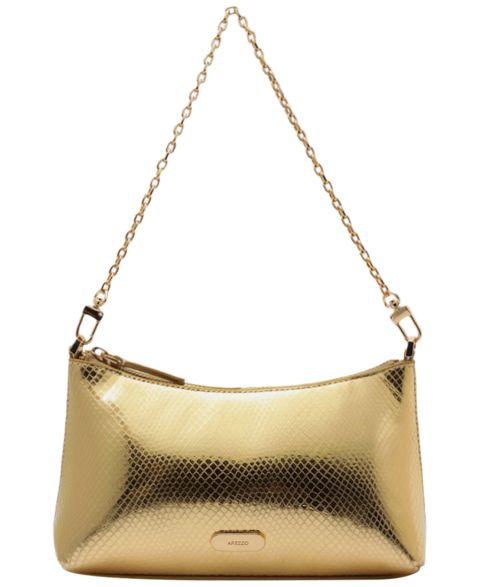 Женская сумка Arezzo Ivory Mini Crossbody Handbag, цвет: Золотой