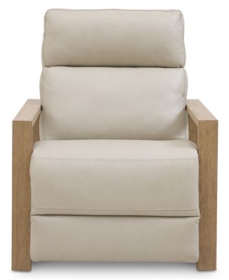 Maxyne 33" Leather 2 Power Motion Arm Recliner