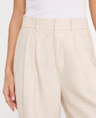 Women's Mid-Rise Wide Leg Trousers