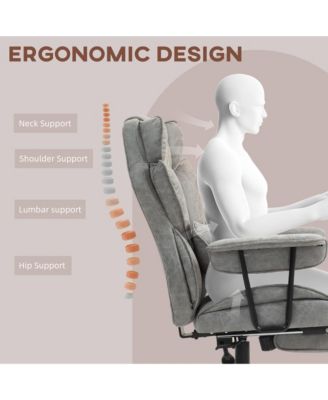 396lbs. Big and Tall Office Chair with Footrest & Wide Seat,