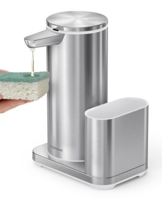 14 oz Sensor Pump, Touch-Free Hand Soap Dispenser with Sponge Caddy
