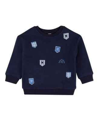 Little Boys Multi Patch Sweatshirt