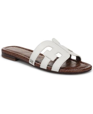 Bay Slip-On Flat Leather Casual Sandals