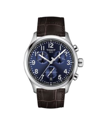 Men's Round Silver Stainless Steel Watch 42mm