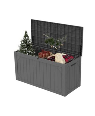 100 Gal. Wicker Resin Outdoor Deck Box