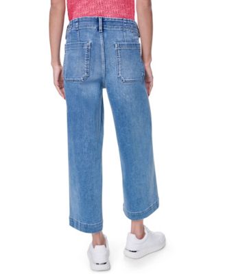 Petite High-Rise Wide Leg Jeans