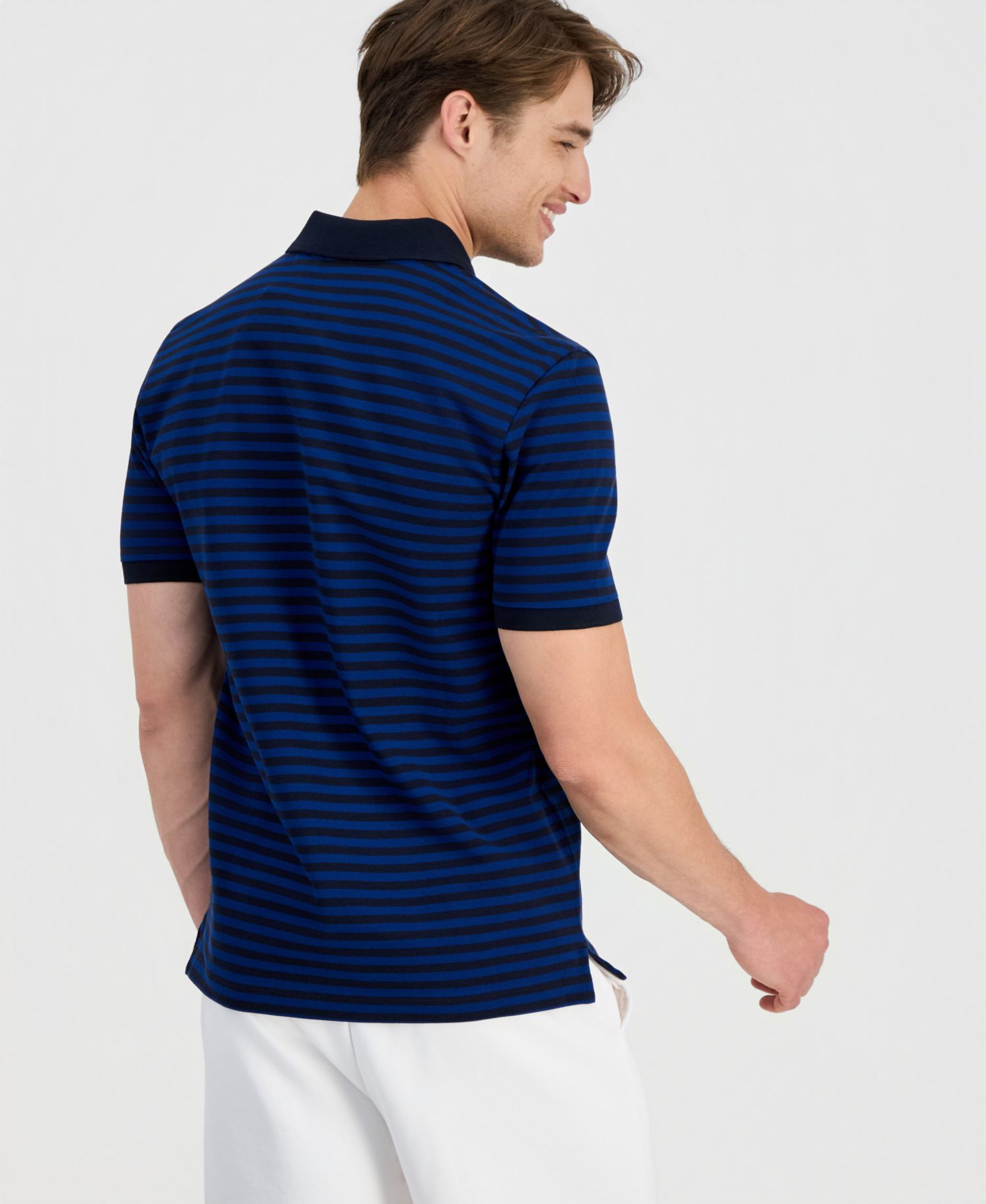HUGO Men's Demspolo Striped Polo Shirt