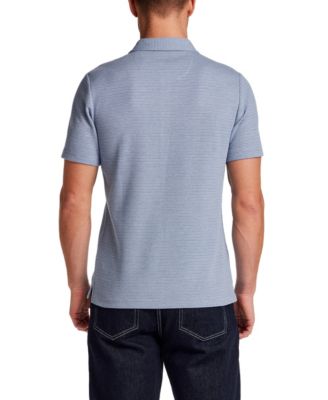 Men's Short-Sleeve Waffle Polo Shirt