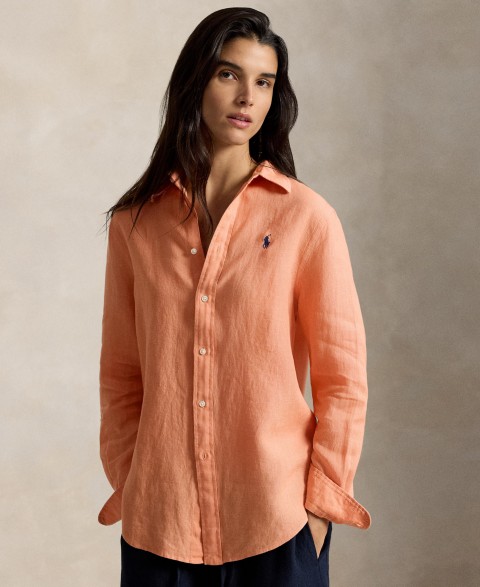 Женские Polo Ralph Lauren Women's Classic-Fit Linen Shirt