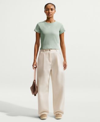 Sportswear Women's Tight Ribbed Short-Sleeve T-Shirt