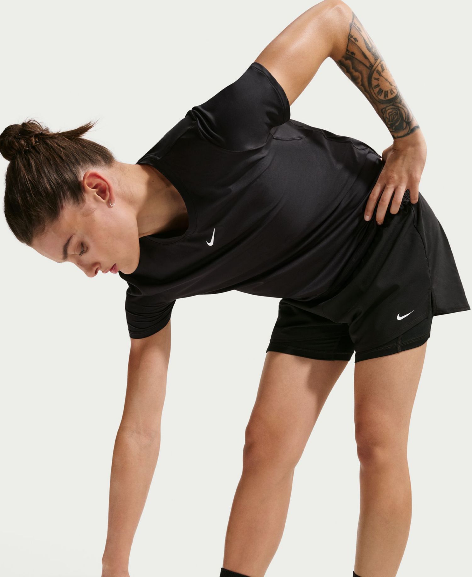 Женские шорты 2-в-1 One Dri-Fit с завышенной талией