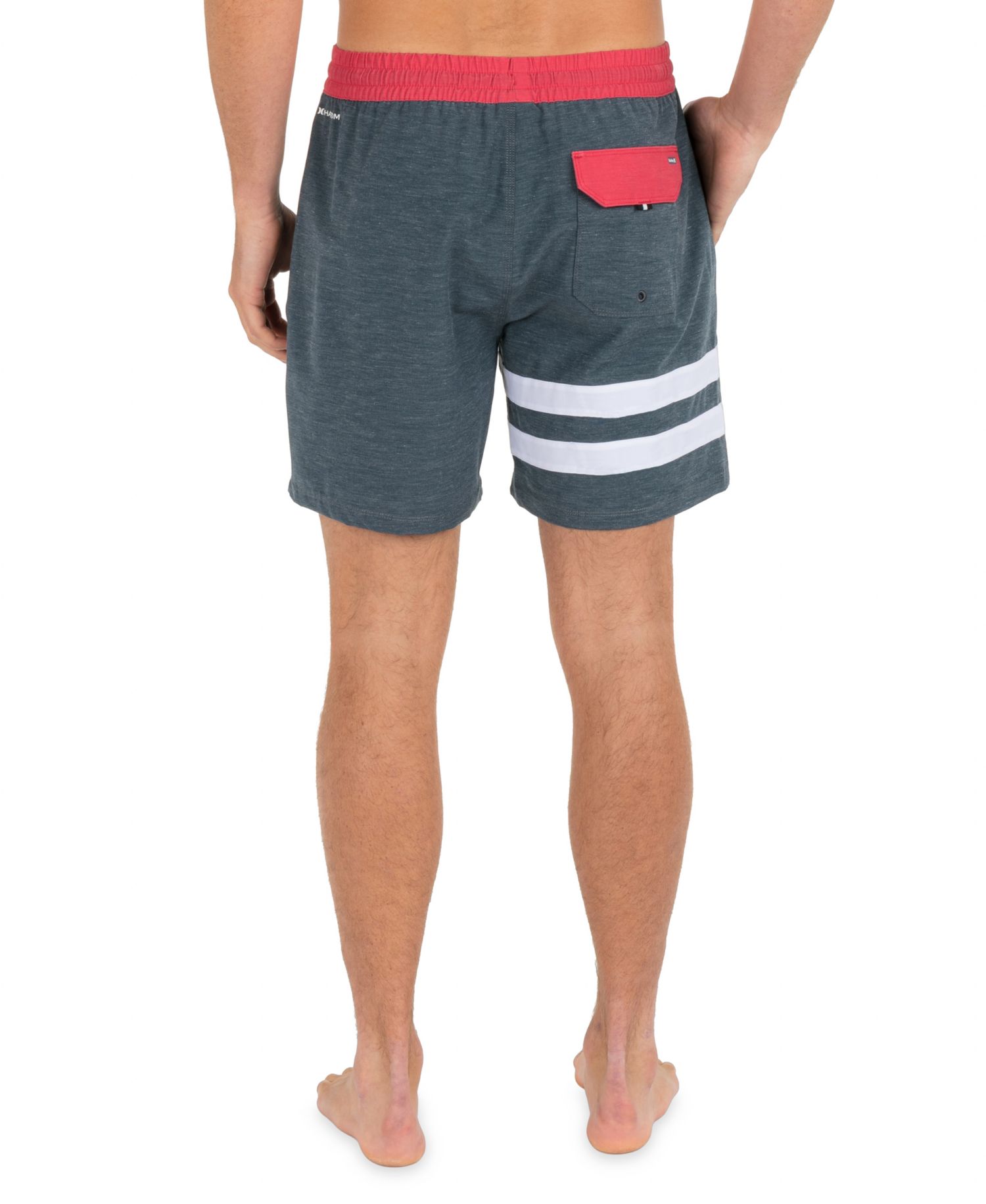 Men's Block Party Volley Stripe Swim Shorts