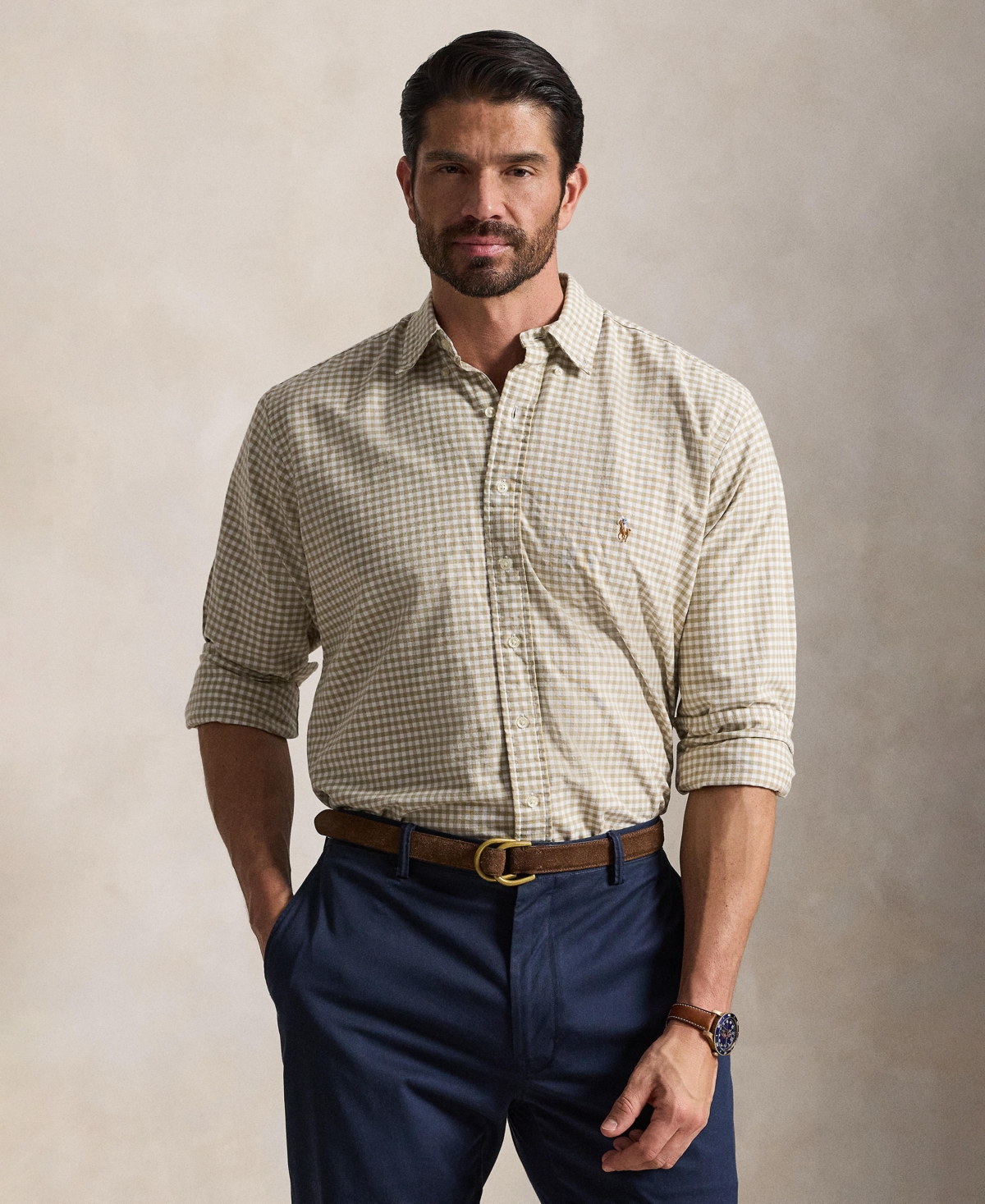 Polo Ralph Lauren Men's Big & Tall Iconic Oxford Shirt