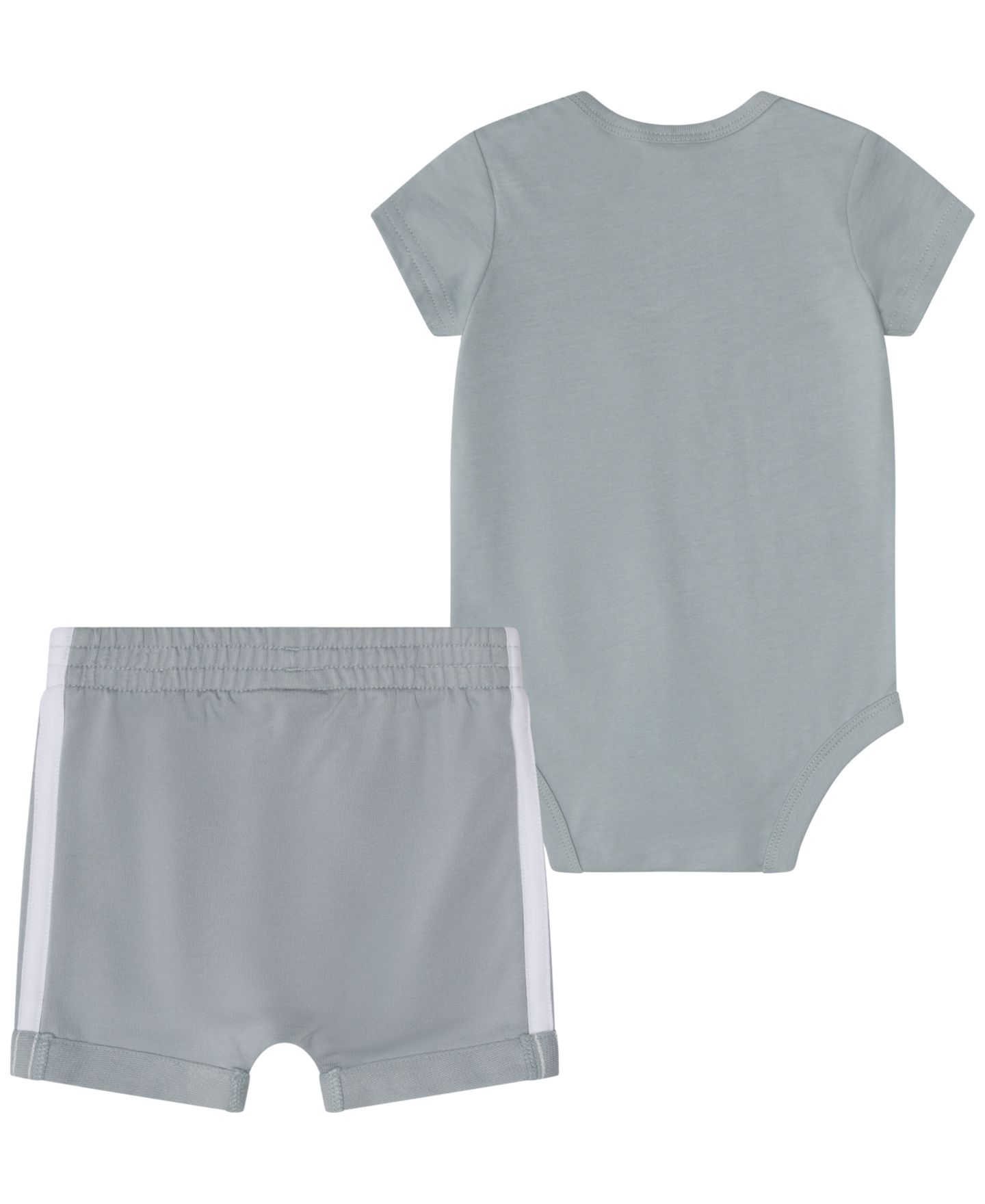 Комплект adidas Short-Sleeve Bodysuit and Shorts, 2-Piece Set для мальчиков-малышей, цвет: Мятный — фото 2