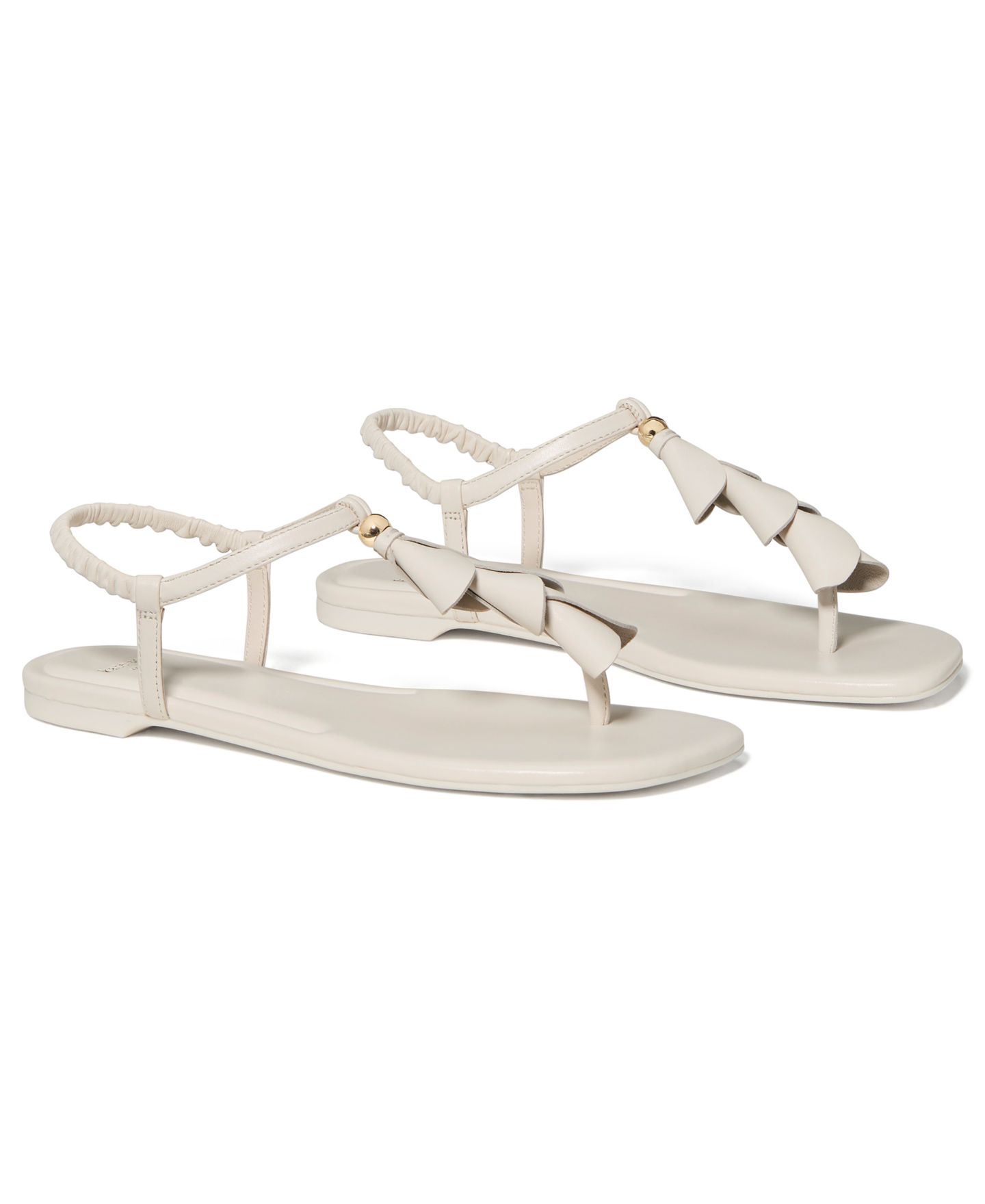 Женские сандалии kate spade new york Lily Thong Flat, цвет: Кремовый — фото 5