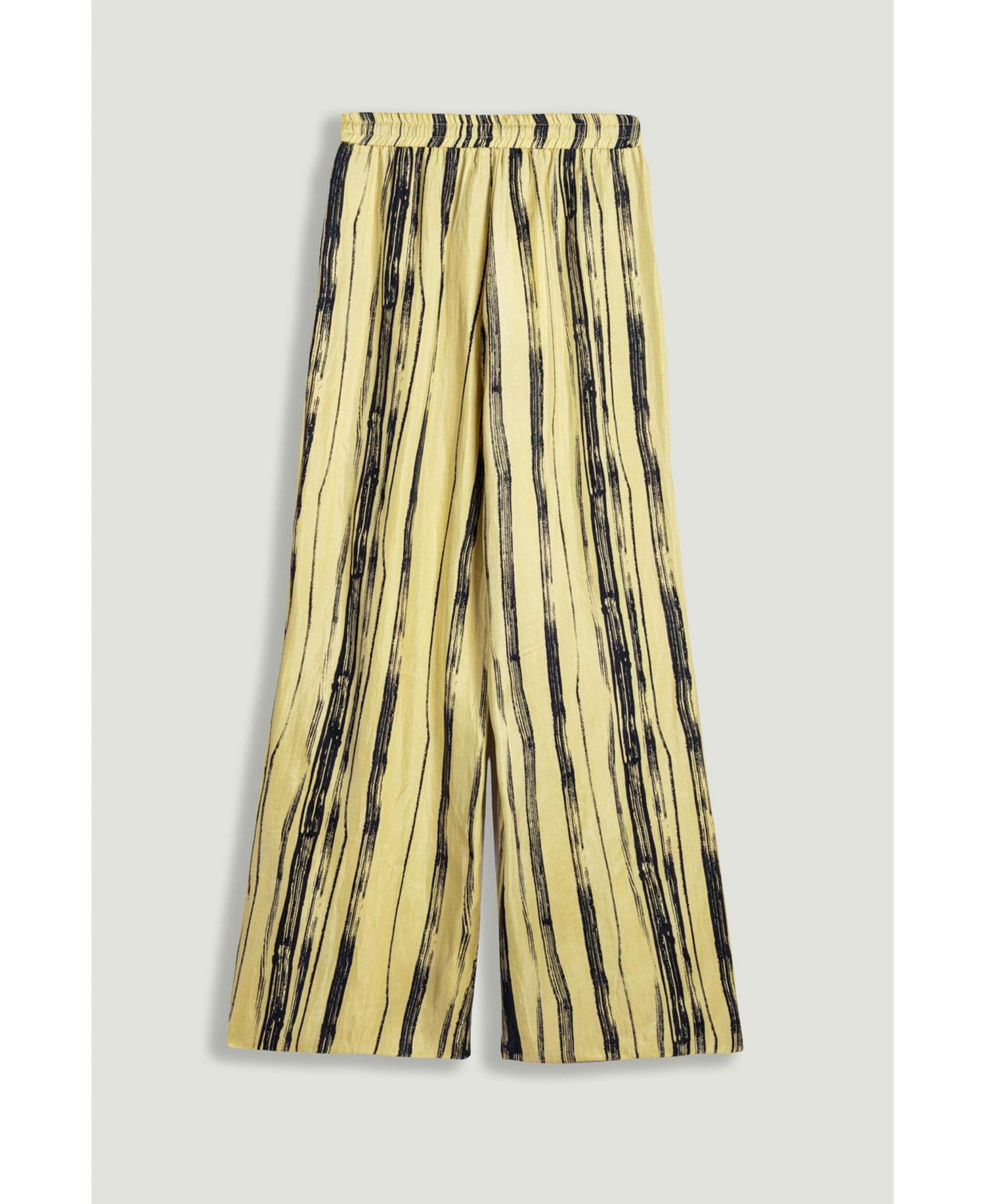 Women's Striped Wide-Leg Pants
