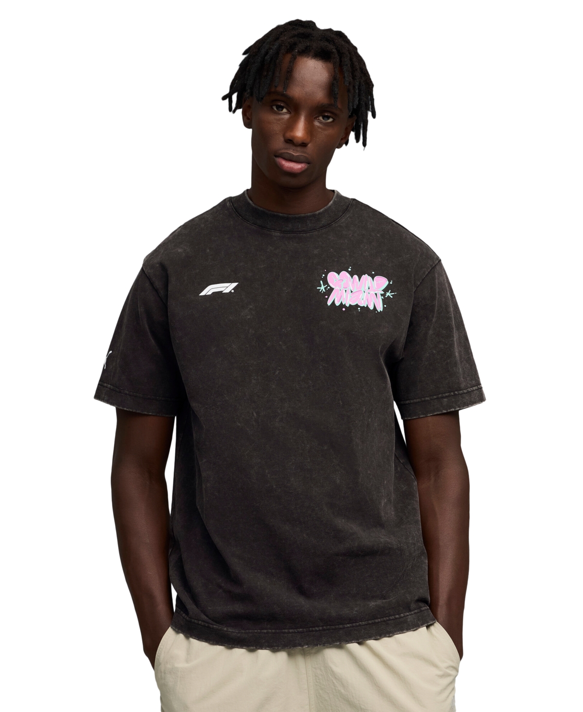 Puma Men's F1 Miami Go Wild Graphic Cotton T-Shirt