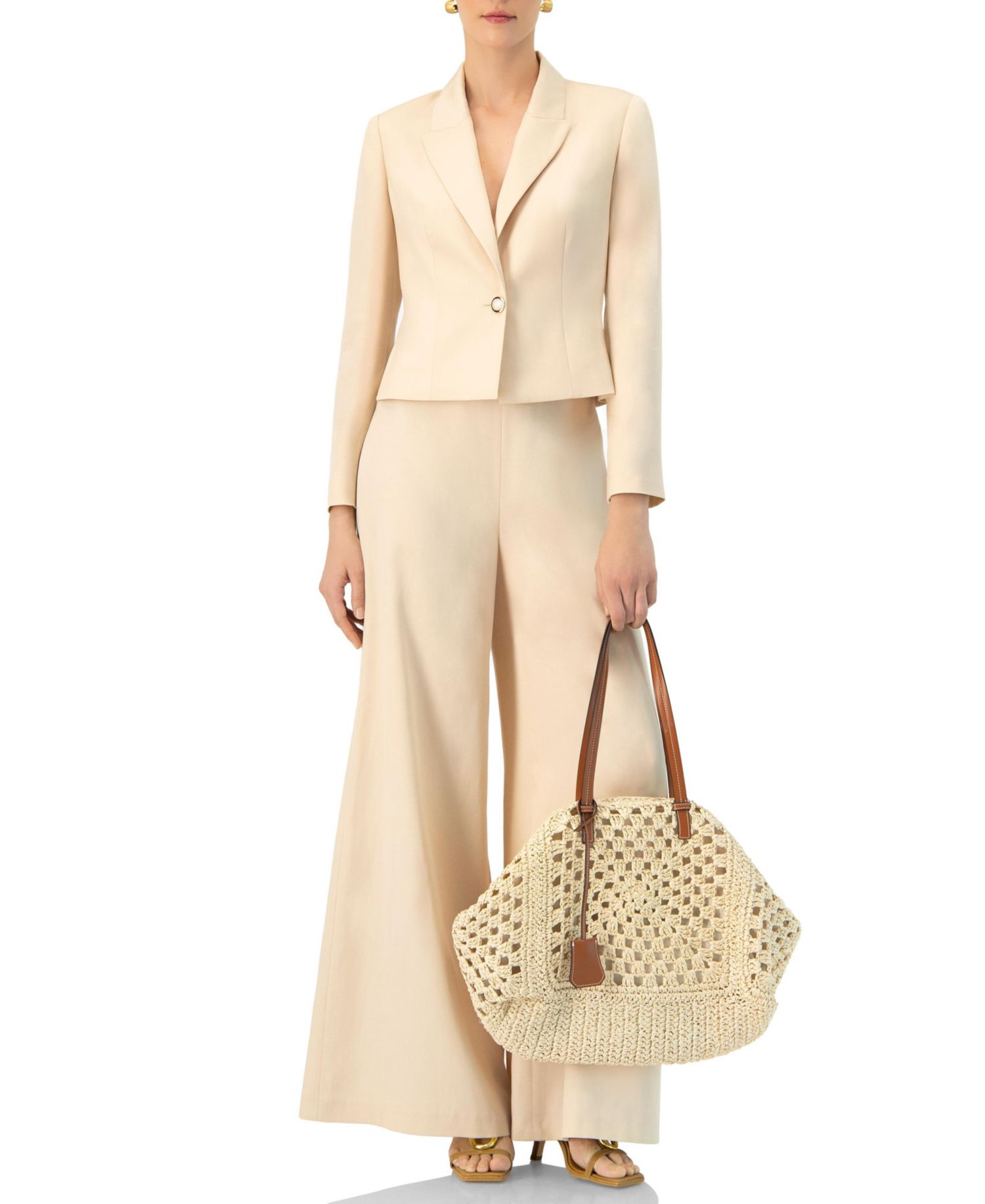 Women's Tailored Single-Button Blazer