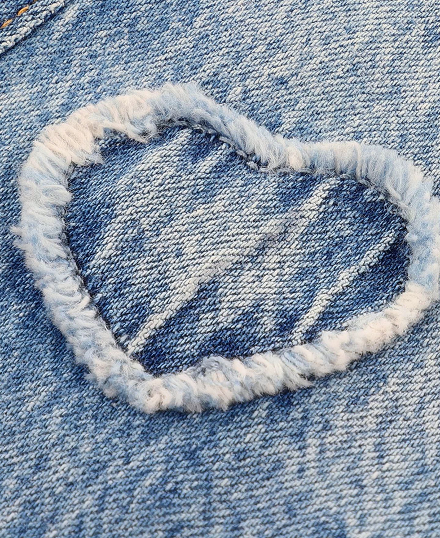 Джинсы abercrombie kids Low Rise Hearts Baggy Jeans для девочек-малышей, цвет: Синий — фото 5