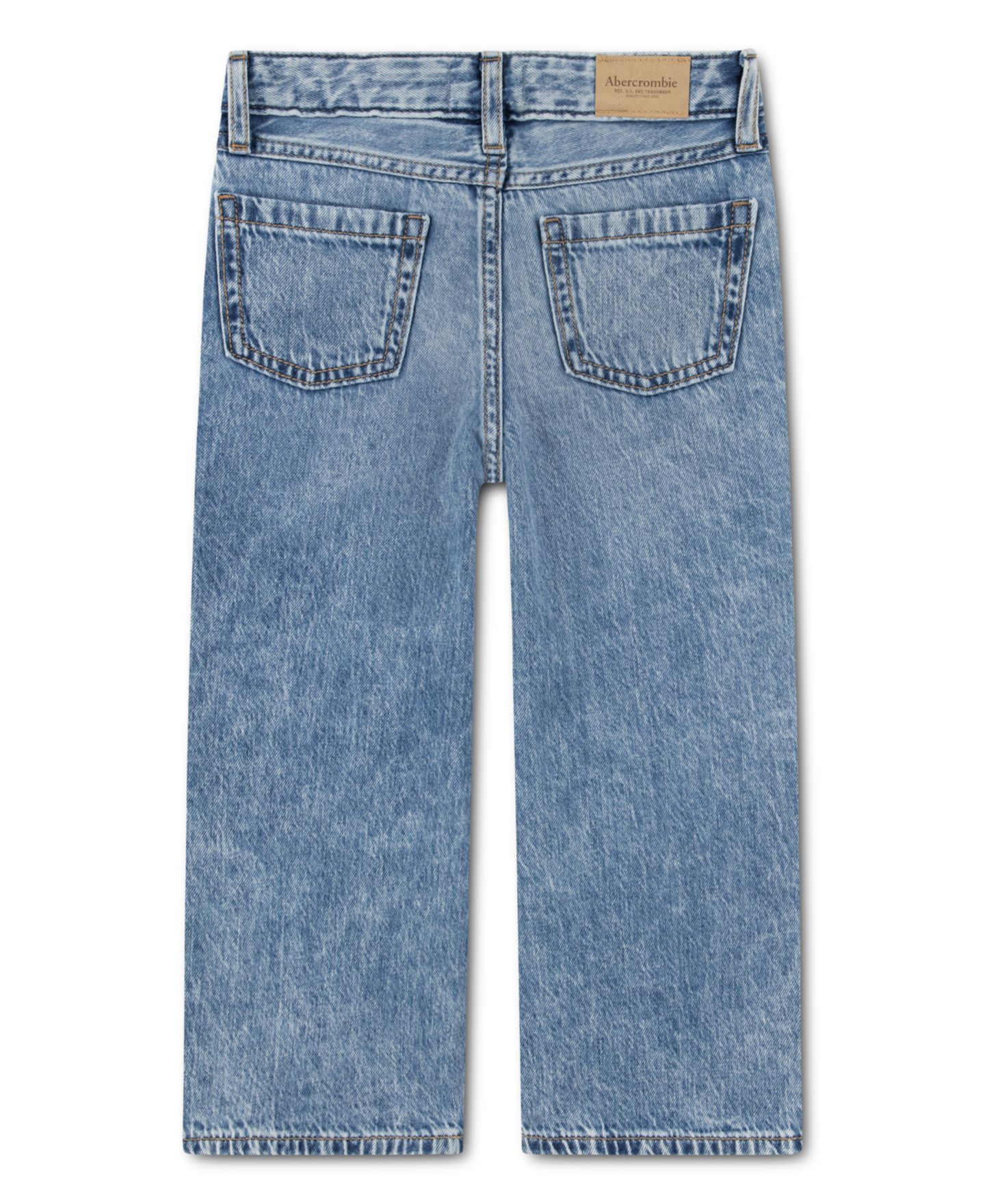 Джинсы abercrombie kids Low Rise Hearts Baggy Jeans для девочек-малышей, цвет: Синий — фото 2