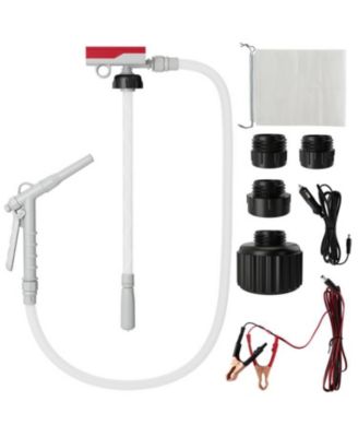 Portable Fuel Transfer Pump with Flow Control Nozzle