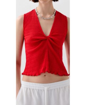 Women's Wrinkle Chestknot Tee