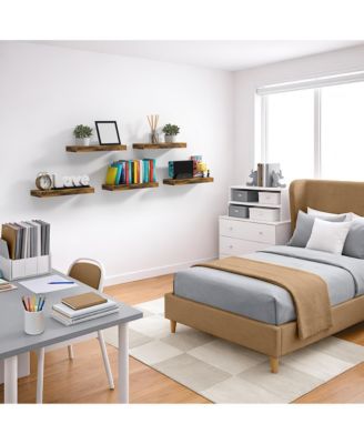 3 Pack 16 Inch  Floating Shelves - for Bedroom, Kitchen, Living Room, Office